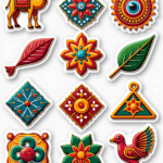 Regional Art & Symbols - Sticker Sheet v20